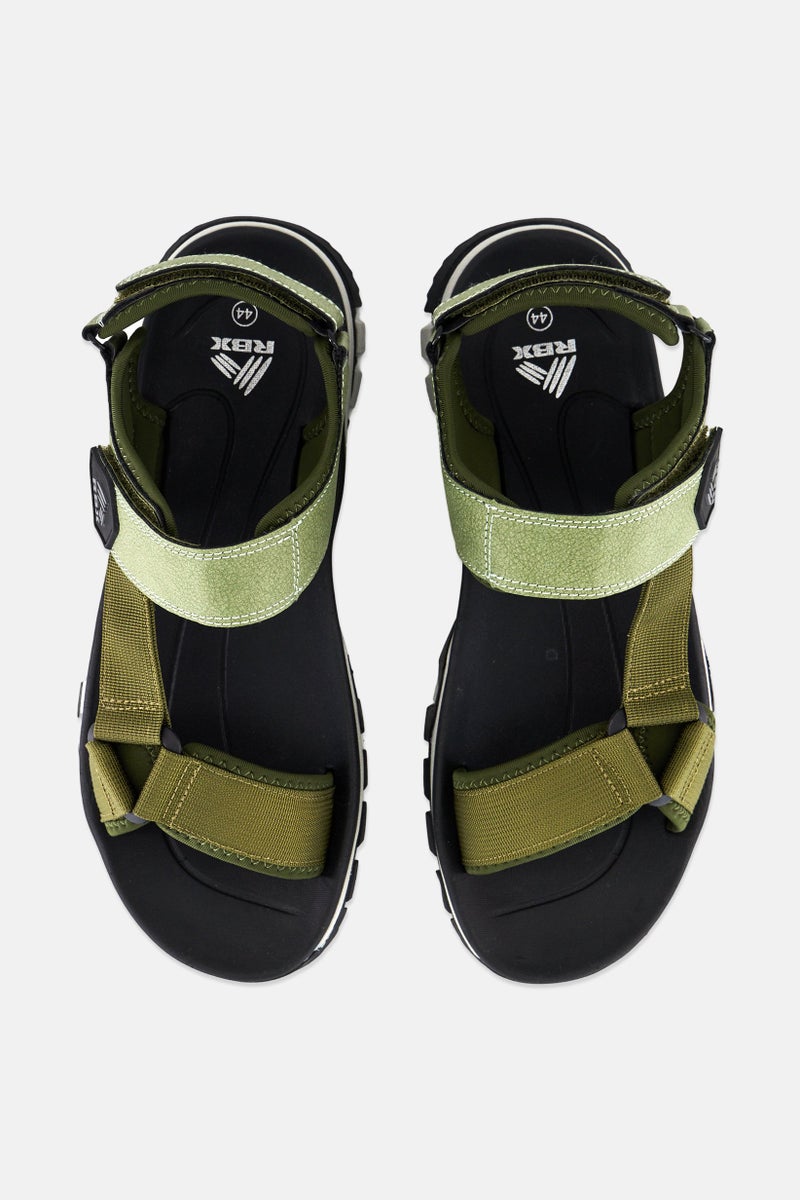 RBX Men Velcro Closure Outdoor Sandals, Olive  - Image 4