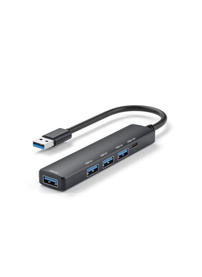 Generic Digital Computer Usb Hub 4-port Usb 2.0 High-speed Data Transfer Hub-Number Of Interfaces:Four Mouths 3.0  - Image 1