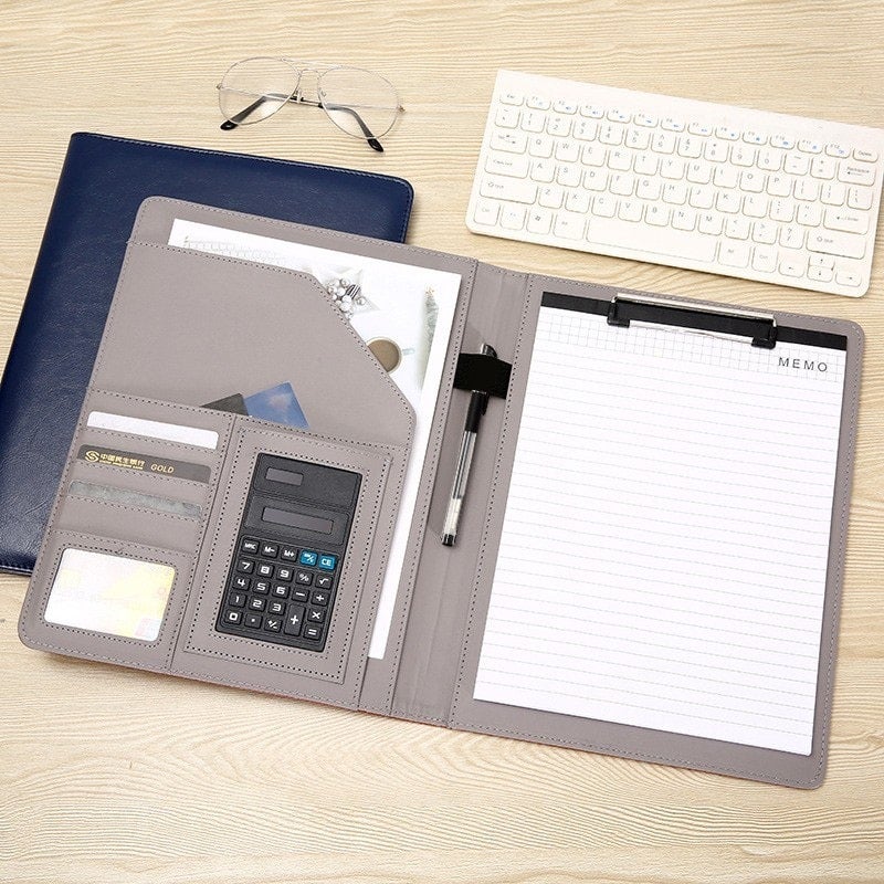 A4 Multi-Function Document Folder with Calculator - Business Manager's Essential - Image 2