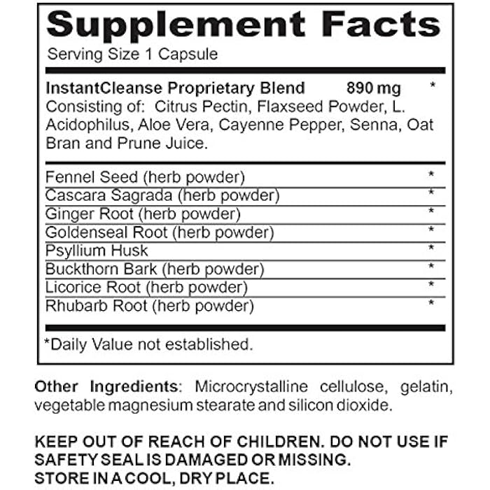 Instant Brands Cleanse Complete - Triple Strength Activated Colon Cleansefor Optimal Colon Health and Colon Care. - Image 4
