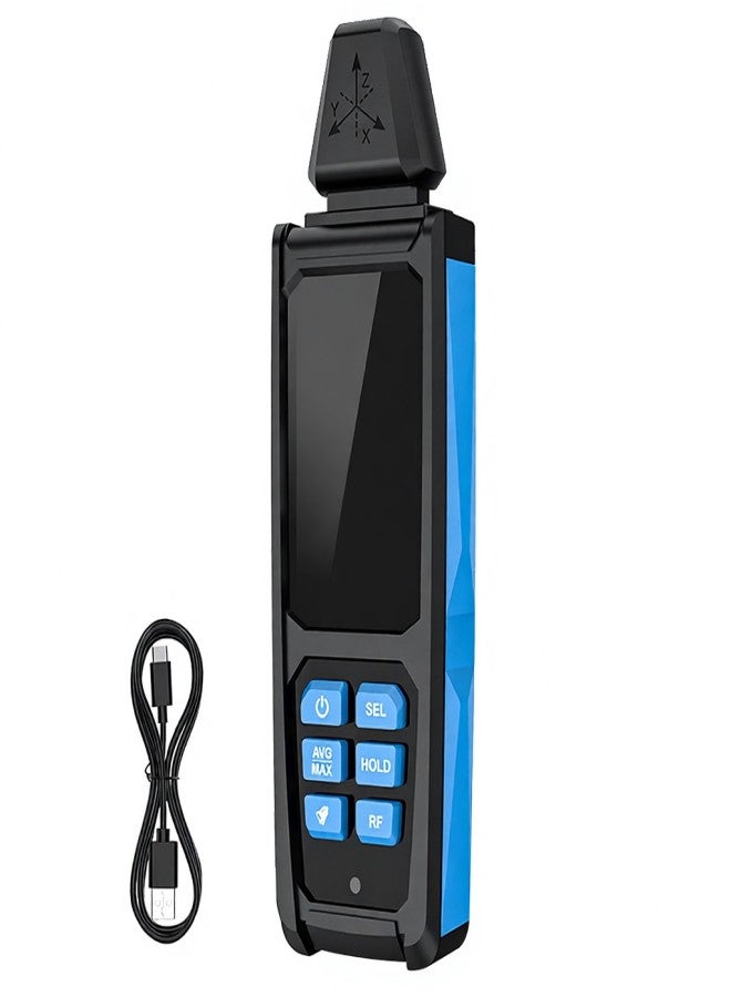 MESTEK Electromagnetic Radiation Meter Magnetic Field Radiation Instrument Strength Interference Electromagnetic Radiation Detector Radio Frequency Electric Field Magnetic Field Detection Device VA Color - Image 1