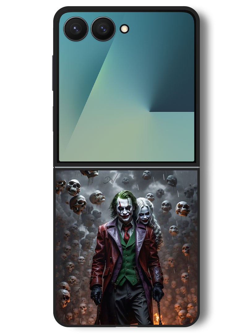 Theodor Case Compatible with Samsung Galaxy Z Flip 7 - 6.9 Inch Protection Shockproof Bumper Cover gotham city armageddon! - Image 1