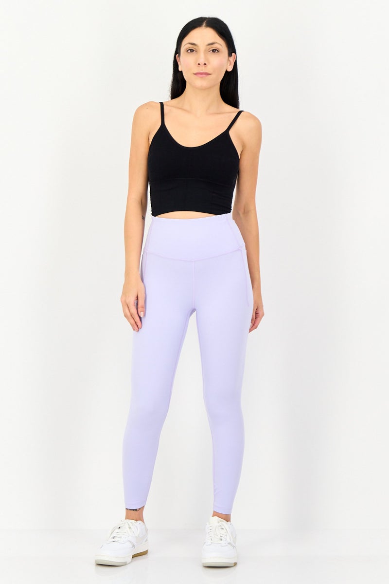 UNDER ARMOUR ليغينغز يوغا ضيقة للنساء، لافندر - Image 4