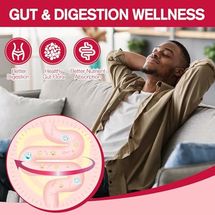 Totaria 9-in-1 Probiotic Fiber Gummies for Adults & Teens 16G Fiber per Serving, Psyllium Fiber Supplement with 5 Billion CFU Bacillus Coagulans, Inulin, ACV for Digestive & Gut Wellness - 60 Gummies - Image 5