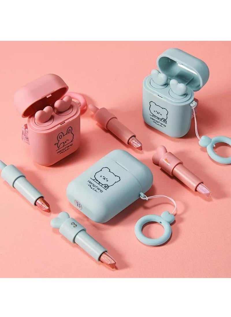 Heng Fang - Eye Shadow Stick Double Tube Headphone Storage Box Eye Makeup - Image 1