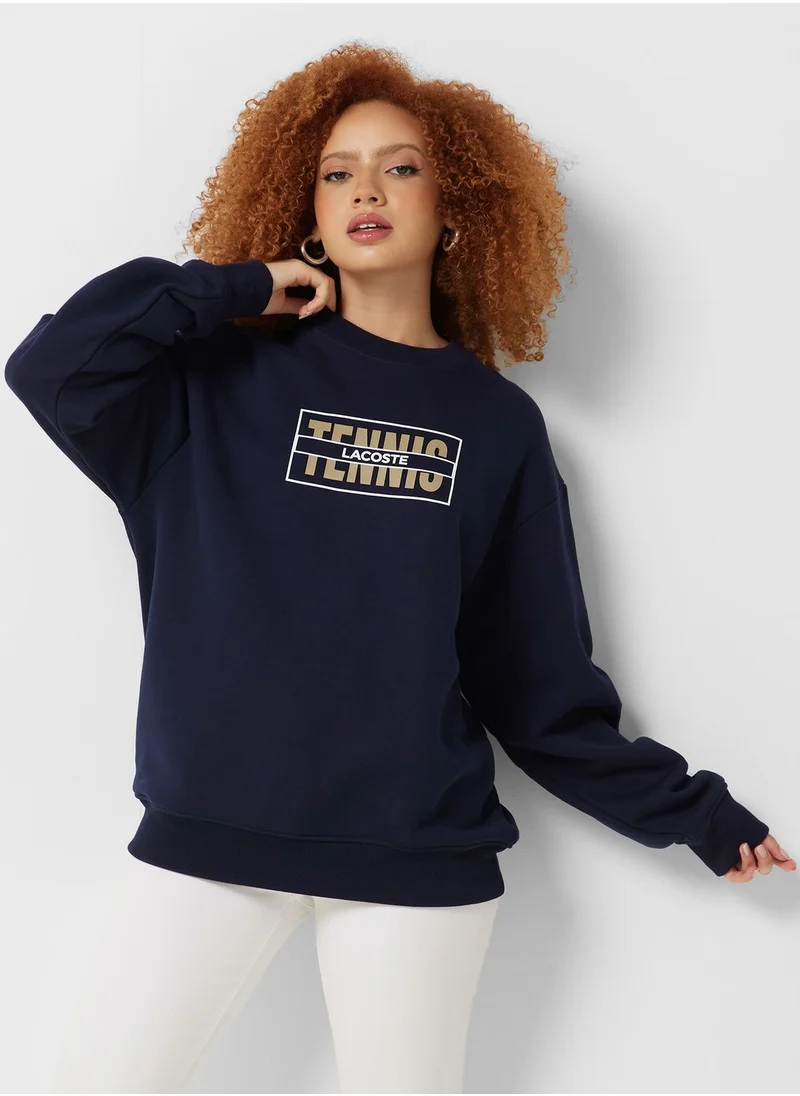LACOSTE Round Neck Sweatshirt