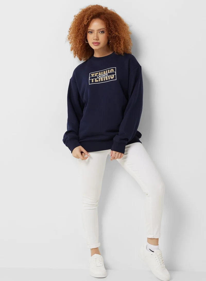 LACOSTE Round Neck Sweatshirt