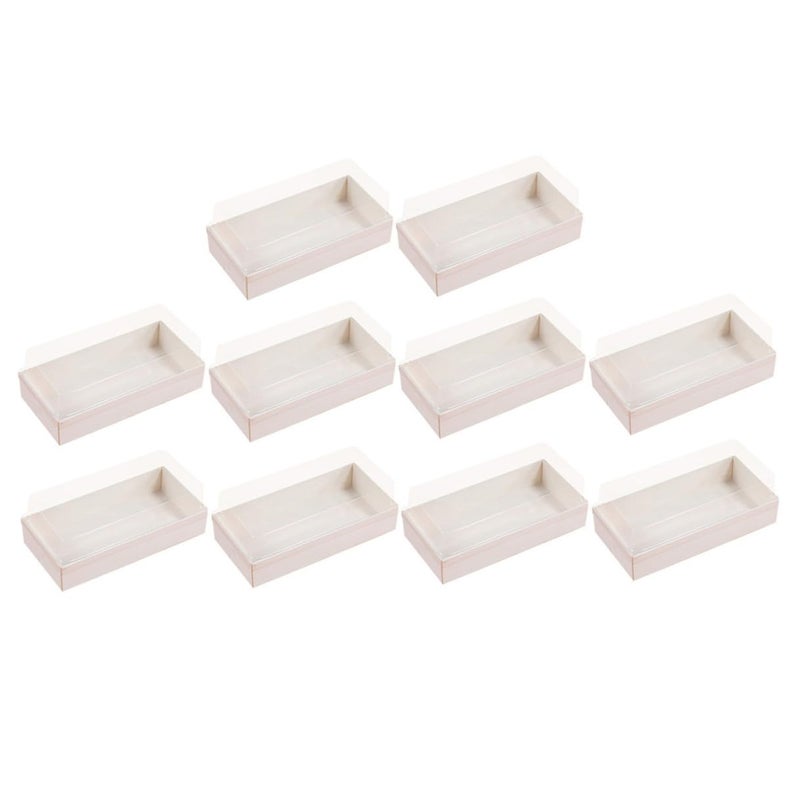 Wooden Sandwich Cases With Lids 10pcs Disposable 180x90mm Bakery Food Storage Containers - Image 2