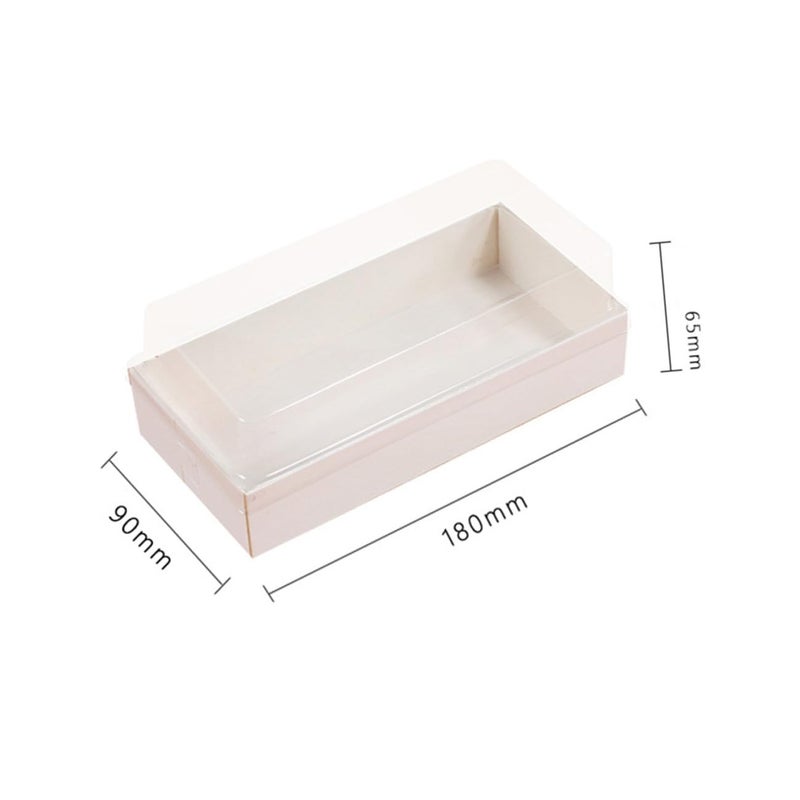 Wooden Sandwich Cases With Lids 10pcs Disposable 180x90mm Bakery Food Storage Containers - Image 3