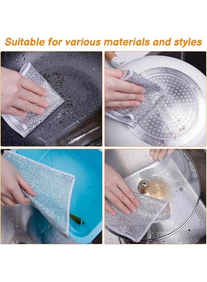 Multi-purpose reusable cloths for wet and dry use – ideal for cleaning dishes without dust or lint, and won’t scratch your kitchenware. Pack of 10 pieces. - Image 5