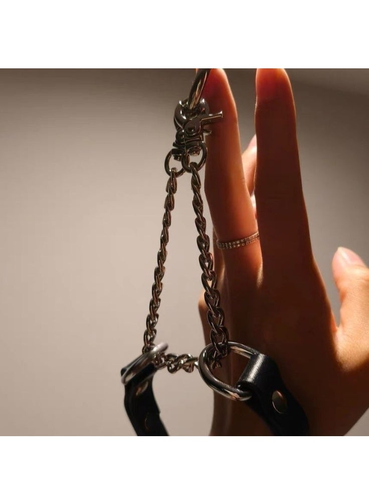 LATEEN Black Leather Choker Vintage Gothic Punk Choker Fancy Dress Rock Choker Necklace PU Leather Collar Choker For Women Men Accessory - Image 3