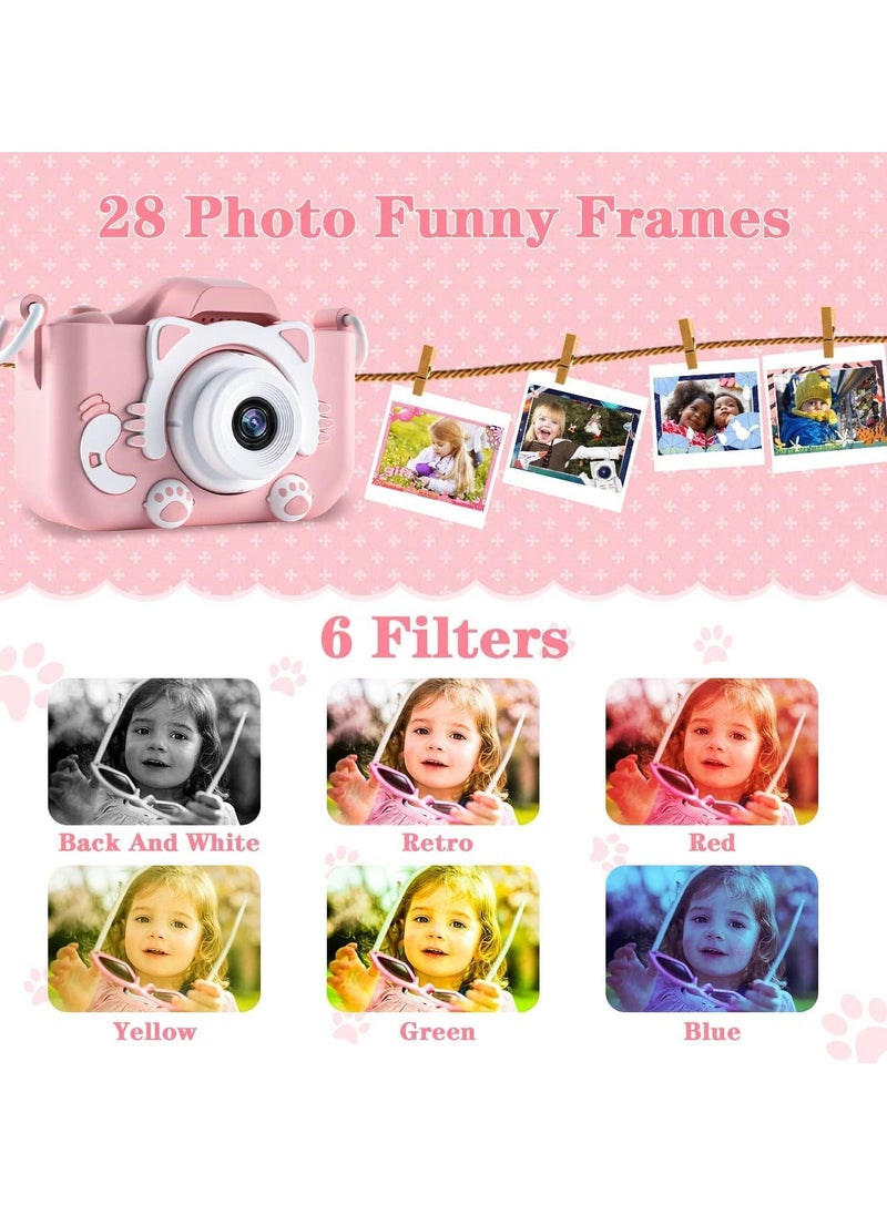 INFLUX Kids Digital Camera with 32GB SD Card–Capture Every Moment with This Fun, Durable, and Easy-to-Use Camera for Boys and Girls Ages 4-12, Perfect Gift for Birthdays, Holidays, and Christmas  - Image 3