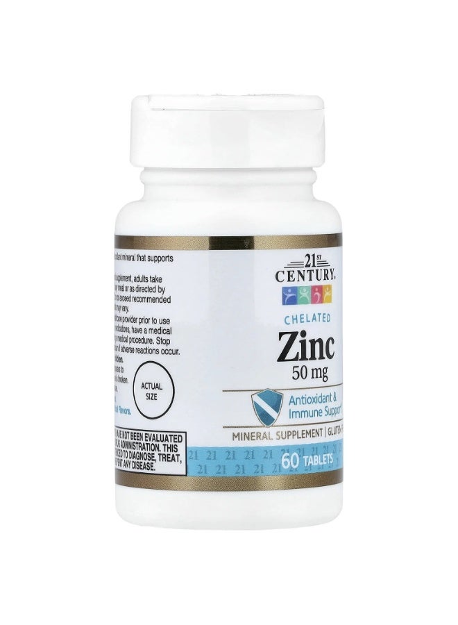 القرن الحادي والعشرون الزنك المخلبي، 50 ملغ، 60 قرصًا - Image 2