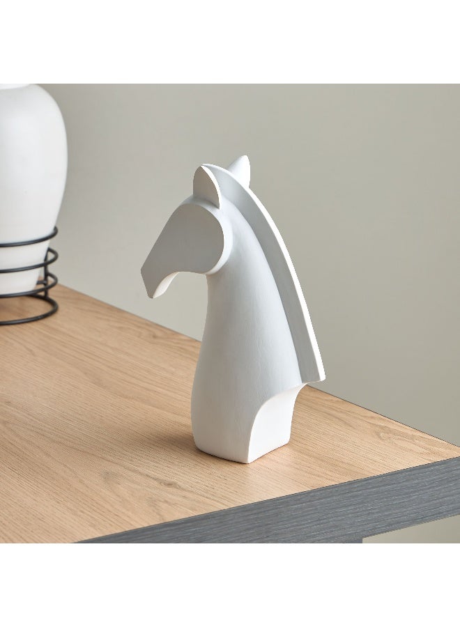 Home Box Wren Polyresin Horse Head Decorative Accent 16 x 22 x 7 cm - Image 2