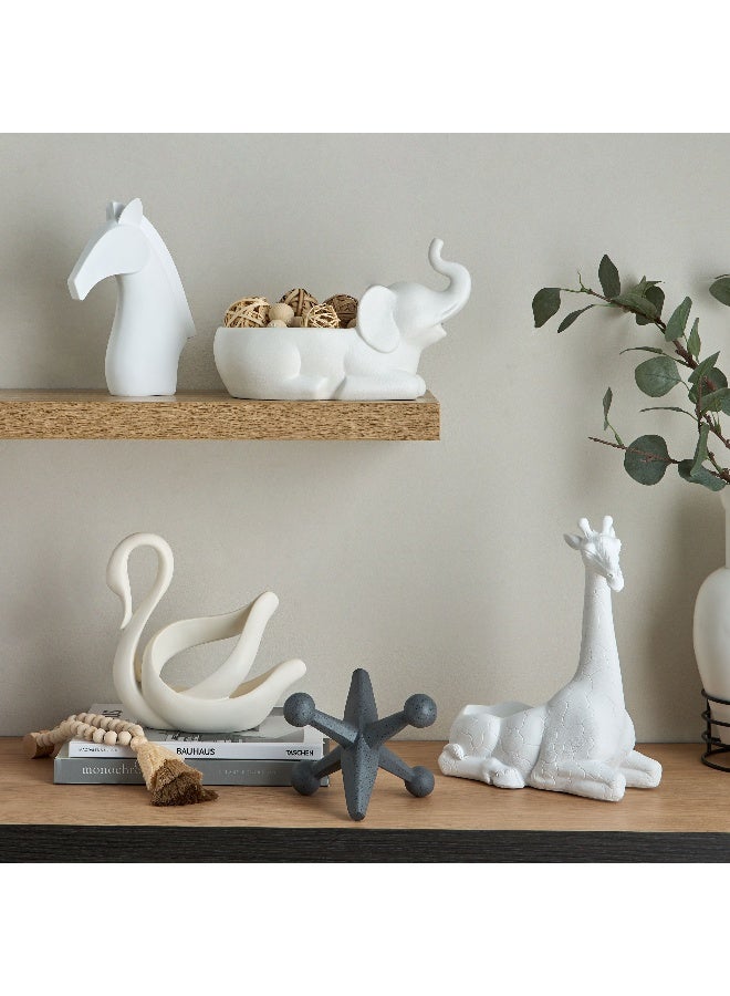 Home Box Wren Polyresin Horse Head Decorative Accent 16 x 22 x 7 cm - Image 4