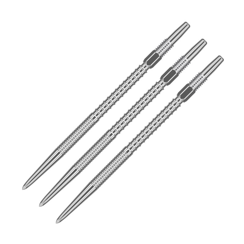 Target Darts Swiss Points, Fire Swiss Point Dart Tips (3 Pack Set of Tips) 35MM, Silver | Change Dart Points, Professional Darts Accessories - Image 1