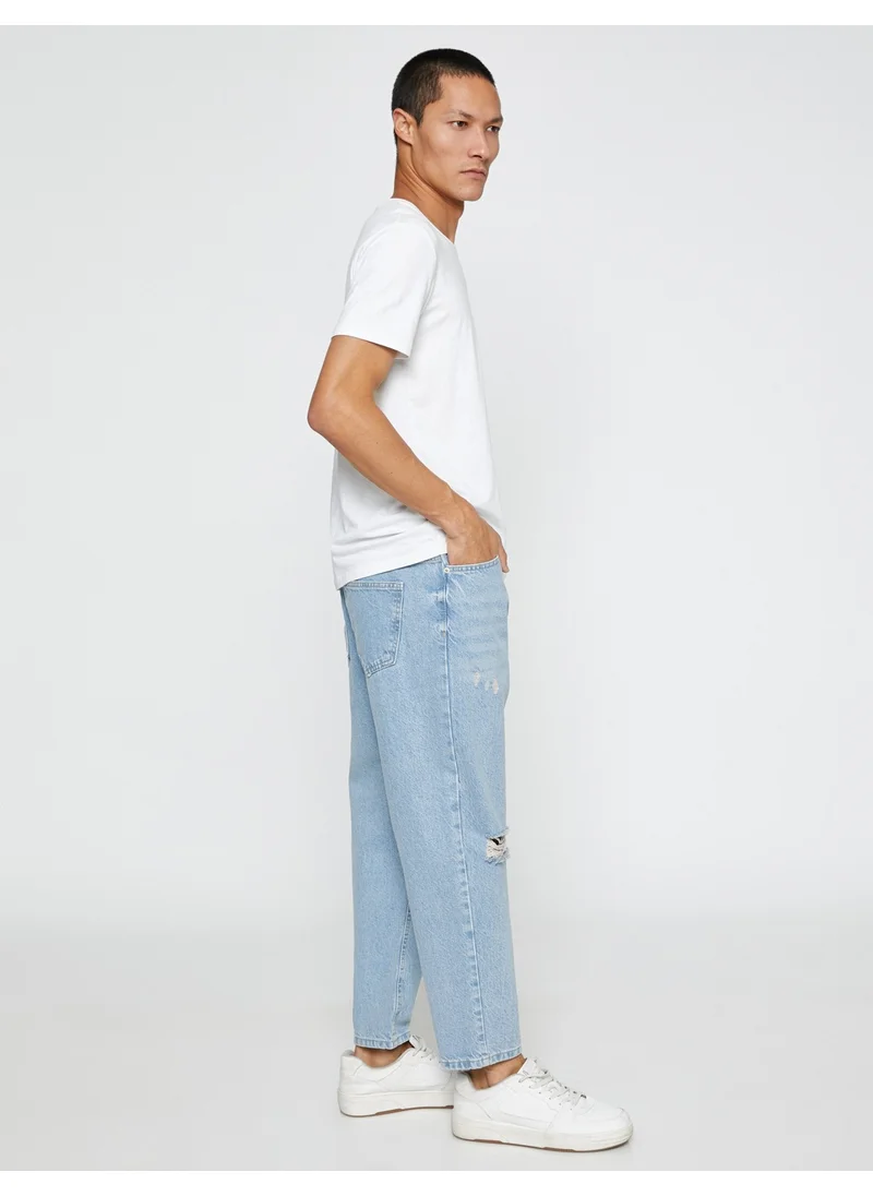 KOTON Loose Fit Jean Trousers - Steve Jean