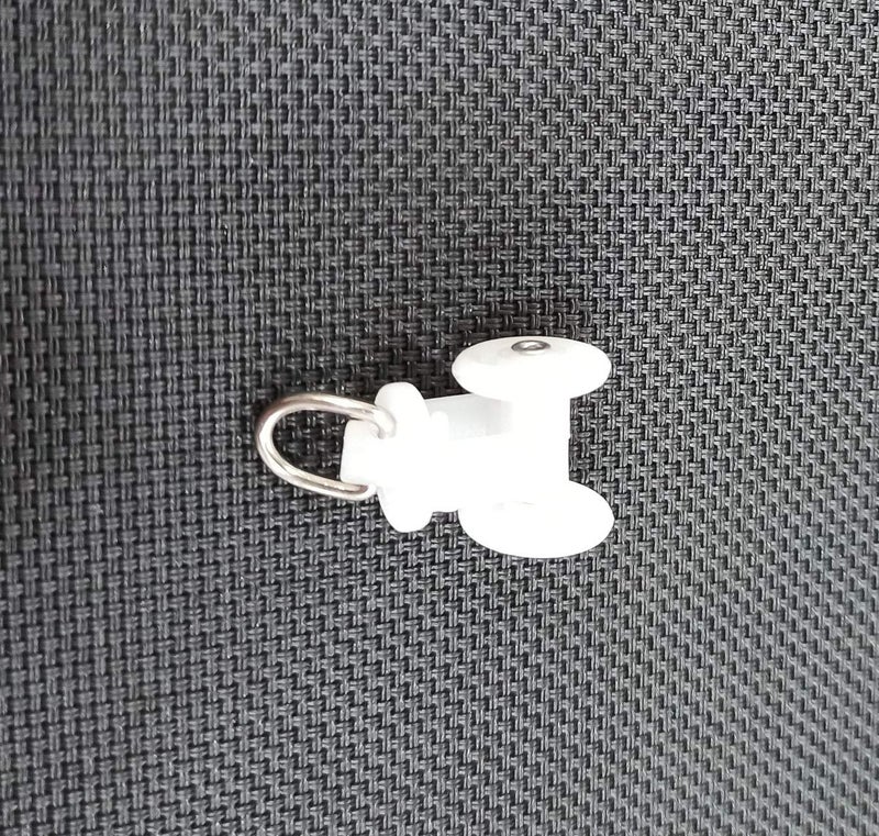 FAPBADRI Runners/Sliders for M Track/Curtain Channel - White Colour - 50 Pieces - Image 4