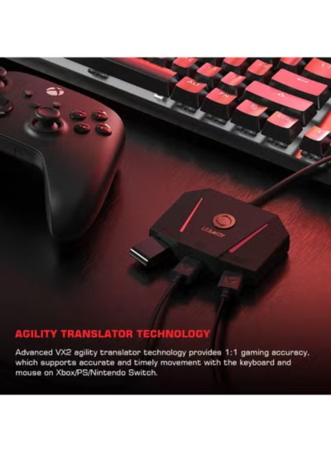 ليدجوي محول لوحة المفاتيح والماوس من Leadjoy VX2 AimBox مع قابس 3.5 ملم متوافق مع Switch وXbox Series X وXbox One وPS4 وPS5 - Image 3
