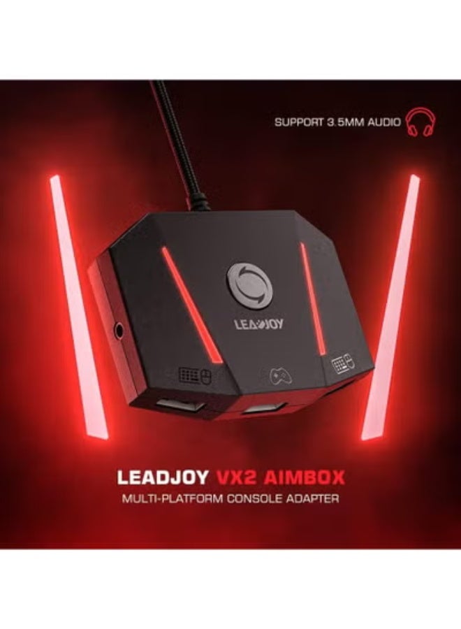 ليدجوي محول لوحة المفاتيح والماوس من Leadjoy VX2 AimBox مع قابس 3.5 ملم متوافق مع Switch وXbox Series X وXbox One وPS4 وPS5 - Image 2
