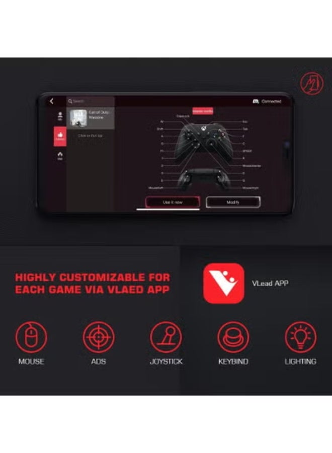 ليدجوي محول لوحة المفاتيح والماوس من Leadjoy VX2 AimBox مع قابس 3.5 ملم متوافق مع Switch وXbox Series X وXbox One وPS4 وPS5 - Image 4