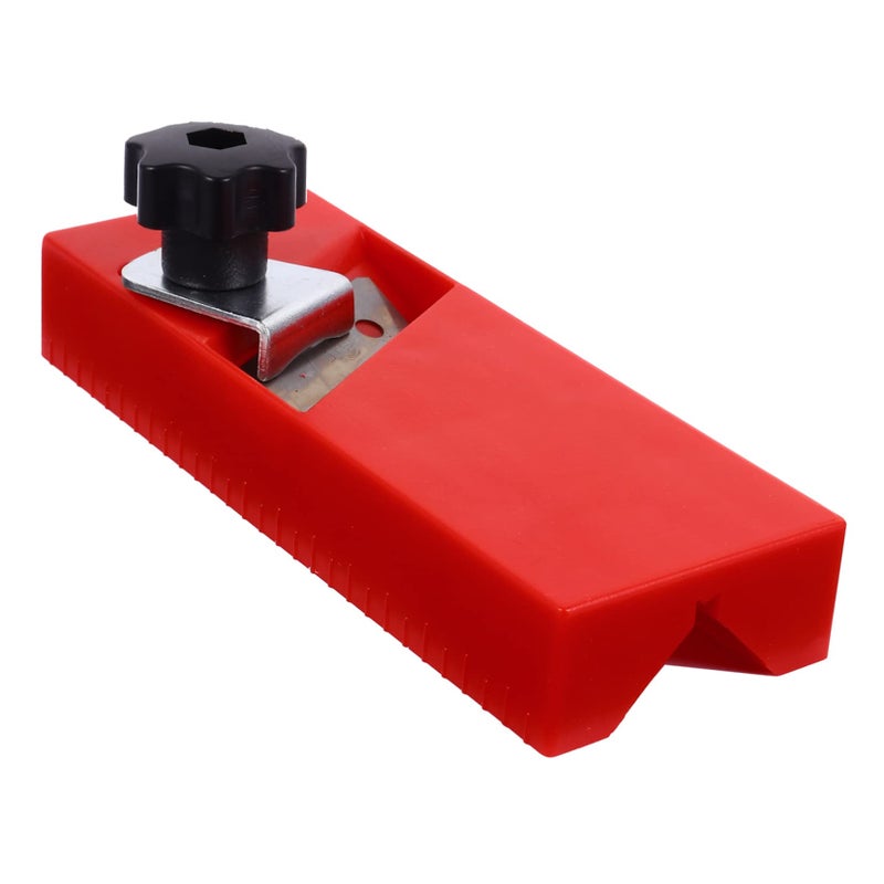 45 Degree Chamfering Planing Tool Manual Woodworking Hand Tool for Edge Trimming Polyester Fiber Red - Image 2