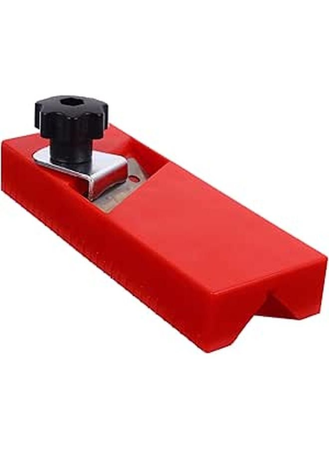 45 Degree Chamfering Planing Tool Manual Woodworking Hand Tool for Edge Trimming Polyester Fiber Red - Image 1