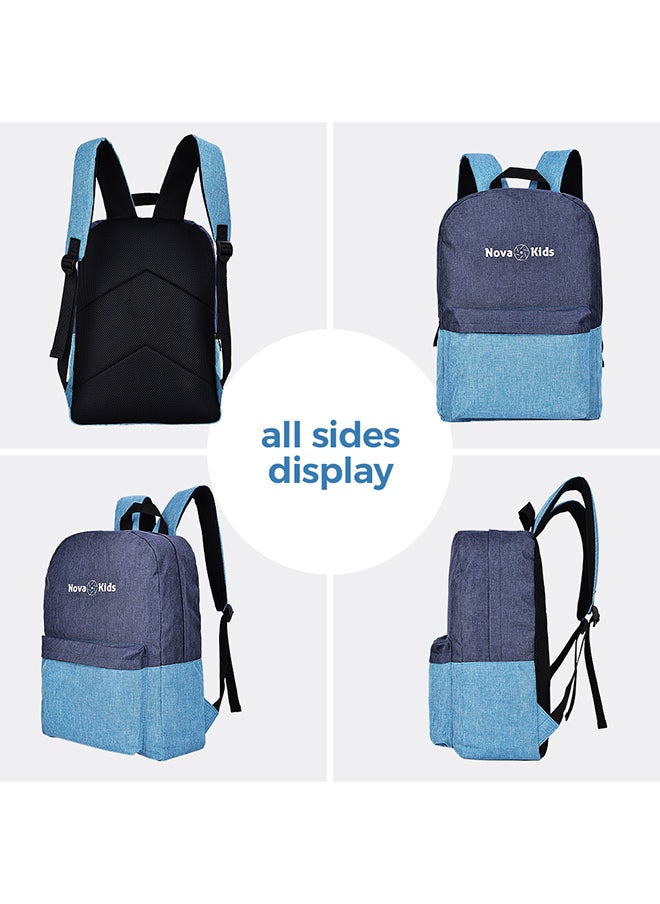 Nova kids School Bag, 17Inch/18L - Blue  - Image 5