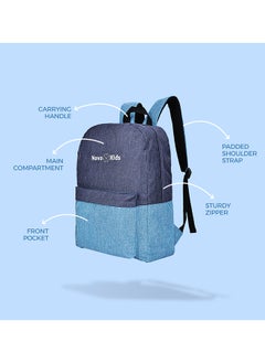 Nova kids School Bag, 17Inch/18L - Blue  - Image 4
