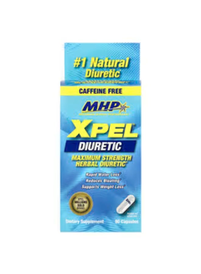 MHP Maximum Human Performance MHP Xpel Strength Diuretic Capsules, 80 - Image 1