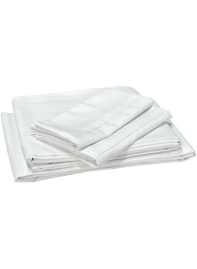 Lippert Components Lippert Components 2020218489 Thomas Payne Microfiber Sheet Set - Short Queen, White 