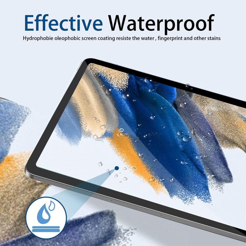 SYOSI Screen Protector For Samsung Galaxy Tab A8 10.5 Inch 2021, Tempered Glass Protective Film, 3 Pack - Image 3