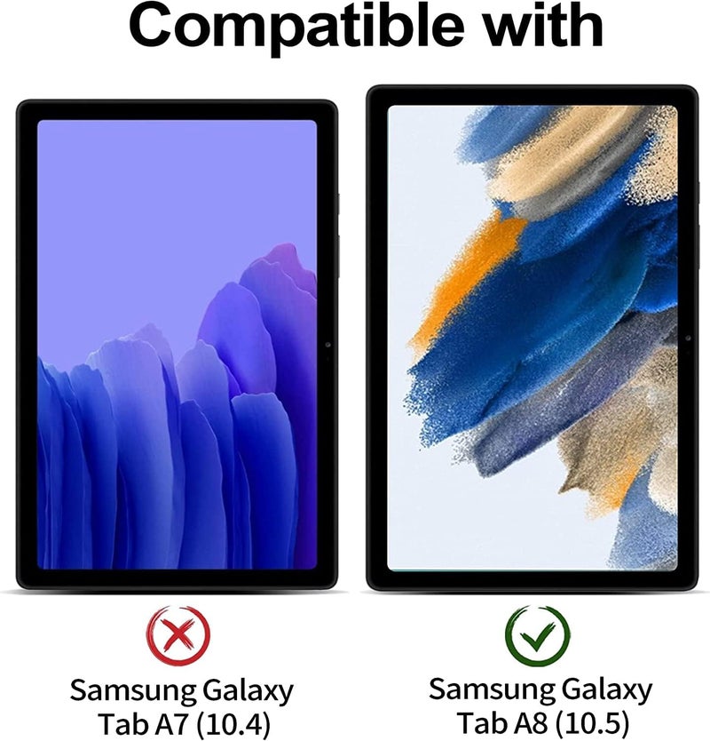 SYOSI Screen Protector For Samsung Galaxy Tab A8 10.5 Inch 2021, Tempered Glass Protective Film, 3 Pack - Image 2