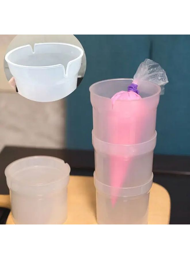 1 Set PastryCraft Plastic Icing Piping Holder Piping Bag Stand Dessert Decorating Tool Pastry Bag Bracket Mounting Aid - Image 5