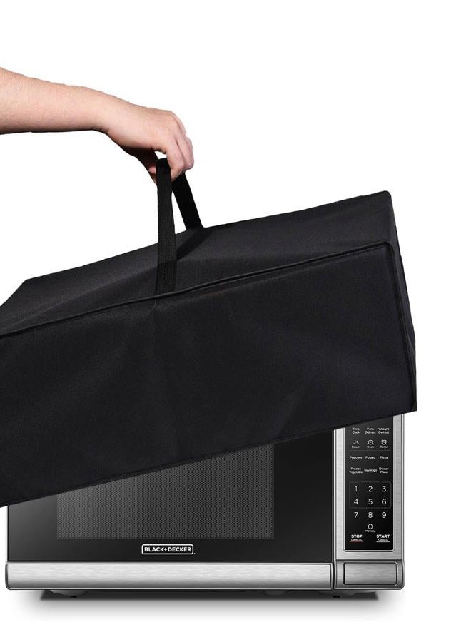 NUENSS-ROR Microwave Oven Grill Cover Protector,Nylon Fabric Dust-proof Cover Case Protections for BLACK+DECKER EM720CB7 Digital Microwave Oven 0.7 Cu.ft/COMFEE' EM720CPL-PMB Countertop Microwave Oven 0.7cu.ft - Image 2