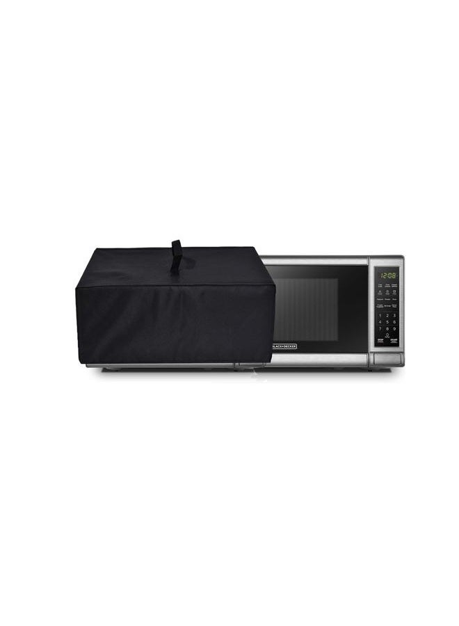 NUENSS-ROR Microwave Oven Grill Cover Protector,Nylon Fabric Dust-proof Cover Case Protections for BLACK+DECKER EM720CB7 Digital Microwave Oven 0.7 Cu.ft/COMFEE' EM720CPL-PMB Countertop Microwave Oven 0.7cu.ft - Image 1