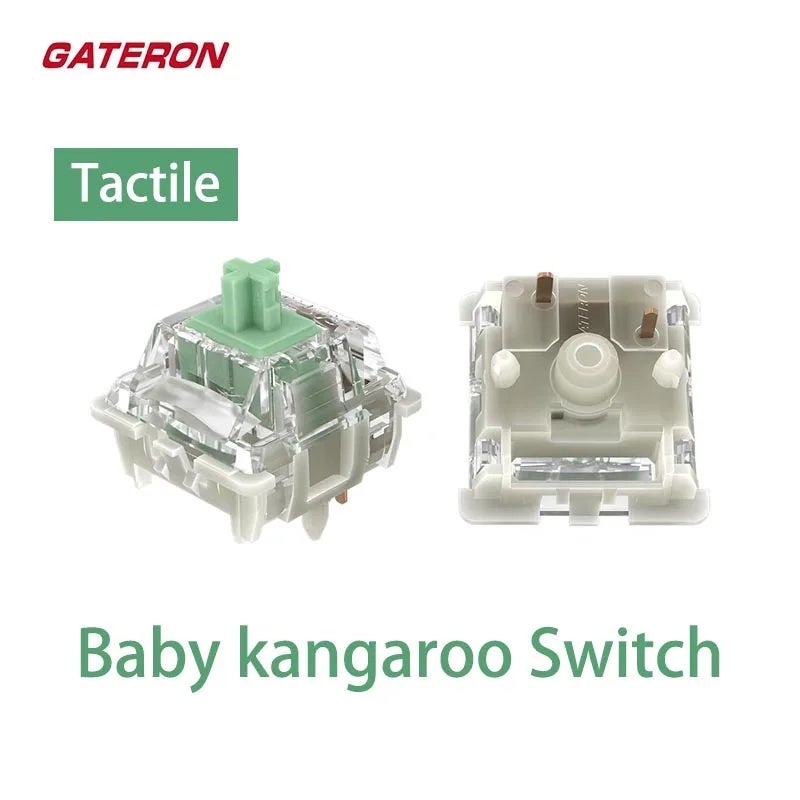 Gateron Baby Kangaroo 2.0 HP Tactile Switch 59gf 5 Pin Factory Lubed for Mechanical Keyboard Aula F75 Ajazz AK820 - Image 5