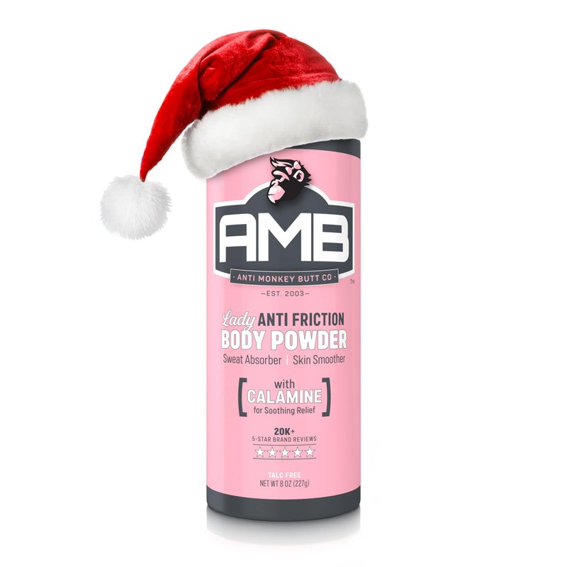 Anti Monkey Butt Body Powder for Women, Talc-Free Sweat & Chafing Relief with Calamine, Hypoallergenic Formula, 8 oz - Image 1