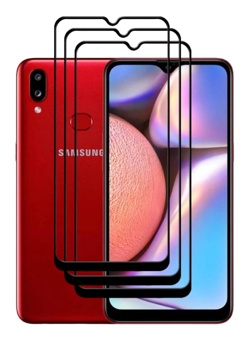 ACLIX 3 Pieces Antistatic ESD Dustproof Premium Quality High Definition Tempered Glass Screen Protector Designed For Samsung Galaxy A10s - Image 1