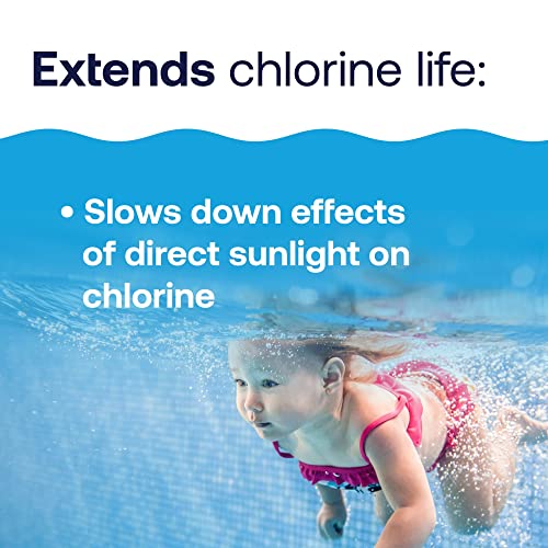 HTH 67061 Swimming Pool Care Pool Care Stabilizer, Swimming Pool Chemical Helps Chlorine Last Longer, Sunlight Protection, 4 Lbs - Image 2