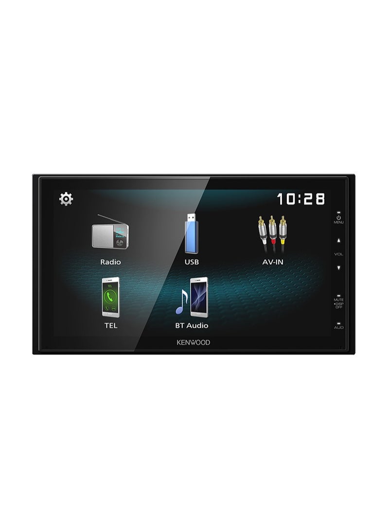 كينوود DMX1025BT - جهاز استقبال وسائط رقمية مزدوج الدين مقاس 6.8 بوصة مزود بتقنية البلوتوث وكاميرا لوحة القيادة - Image 2
