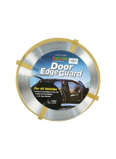 FLEXLINE FlexLine Door Edge Guard 15M Door Seal Strip - Universal Fit, Easy Installation, No Tape Needed  - Image 4