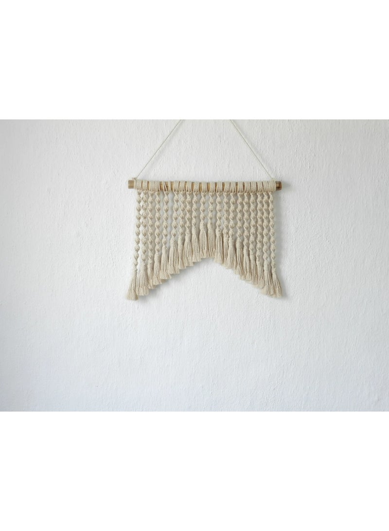 انتيكيانو تعليقة جدارية من المكرمية، ديكور بوهيمي، نسيج جداري منسوج، لوحة مكرمية جدارية، هدية للمنزل الجديد، لوح خلفي للسرير - Image 3