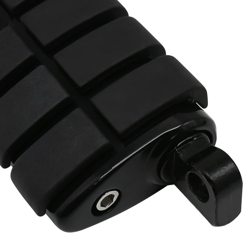 JUNJUMOTO Motorcycle Footpegs Foot Rest for Harley Touring Models - Black - Image 5
