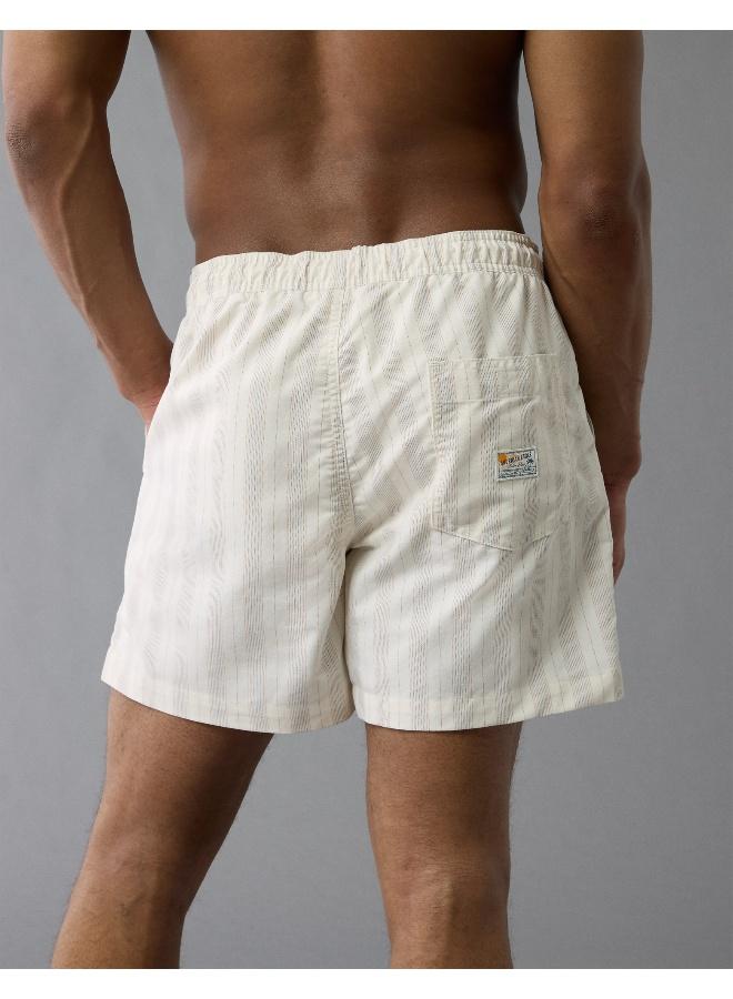 American Eagle Swim trunks that look as good on the street as they do on the beach, featuring a lined interior and a 5" inseam.  - Image 2