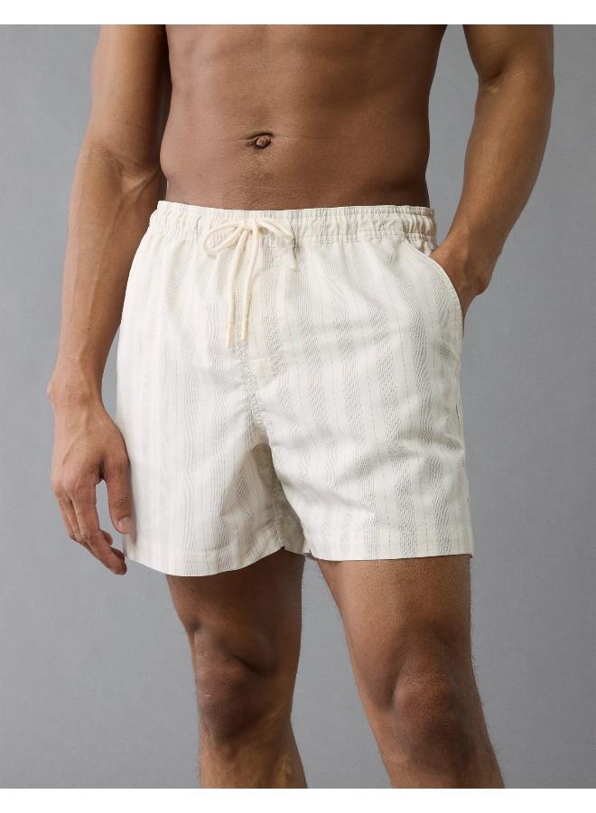 American Eagle Swim trunks that look as good on the street as they do on the beach, featuring a lined interior and a 5" inseam.  - Image 1