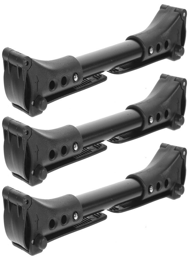 NUOBESTY نوبيستي 3 قطع موصلات عربة أطفال قابلة للتعديل - موصل عربة أطفال ألومنيوم عالمي لعربات الأطفال المزدوجة، أسود - آمن وسهل الاستخدام - Image 1