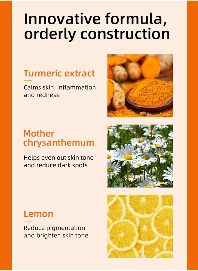 MOIKA - 50 Pcs Kojic Acid & Turmeric Cleansing Pads for Dark Spots Turmeric Kojic Acid Cleansing Pads Helps Balance Skin Oil & Water Fade Spot Remove Excess Keratin Clean Oil Refines Pores Kojic Acid Pads - Image 1