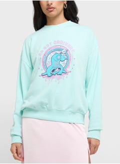 Disney Stitch Oversize Graphic Sweatshirt  - Image 3
