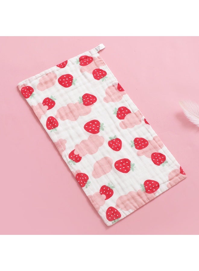 Six-layer gauze pure cotton printed baby towel baby soft absorbent face towel newborn baby towel (4 pieces) - Image 3